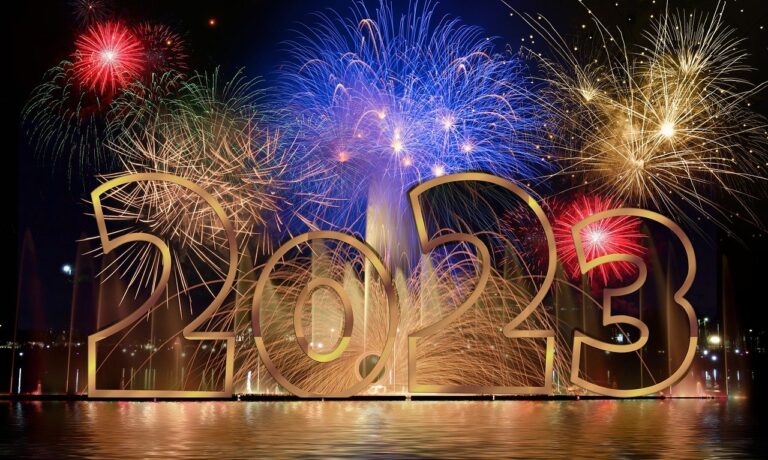 Foto von geralt sylvester, fireworks, new year's day