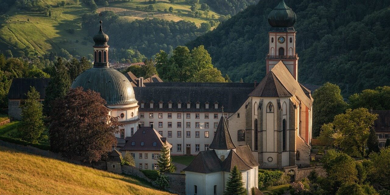 monastery, architecture, church