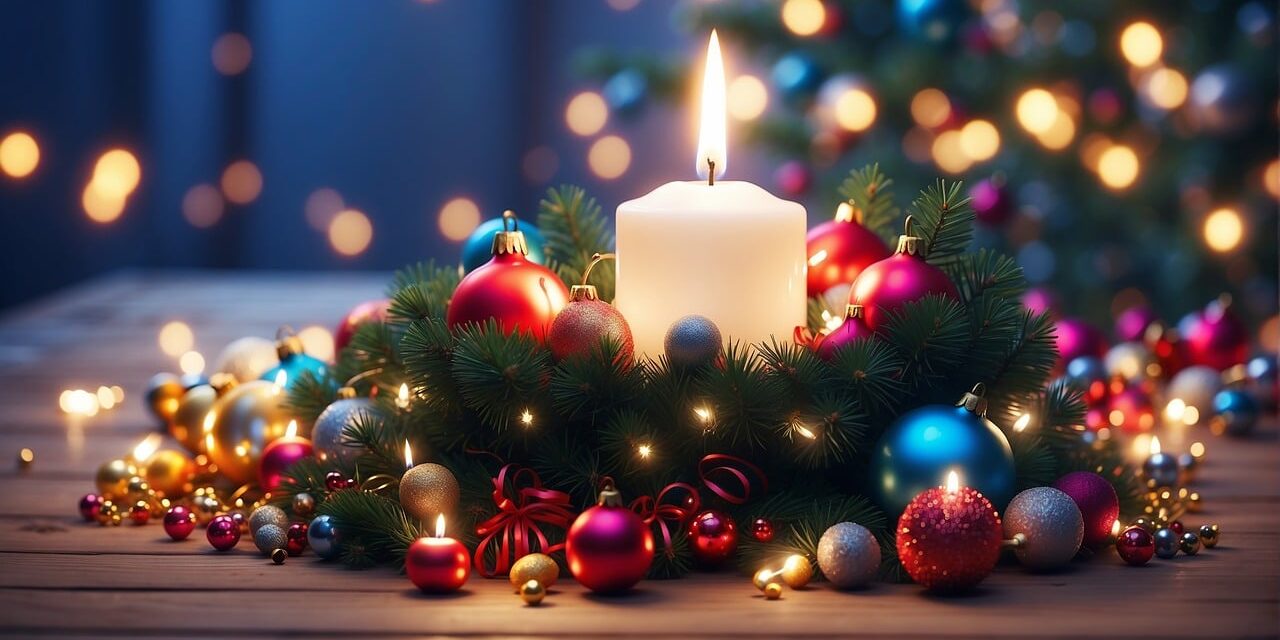 ai generated, candles, decoration