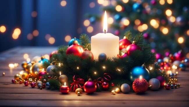 ai generated, candles, decoration