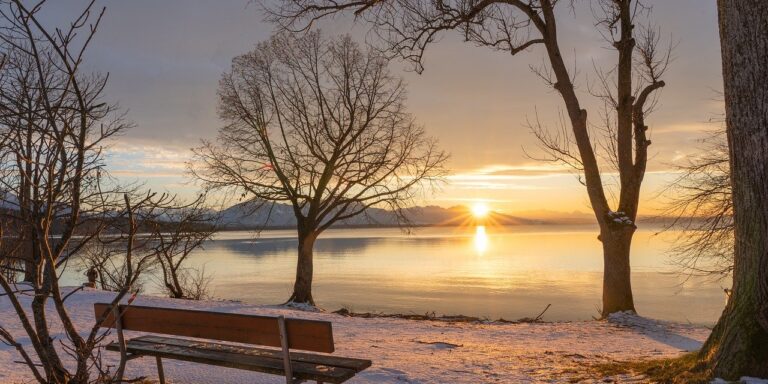 Photo by ChiemSeherin chiemsee lake, lake, sunset
