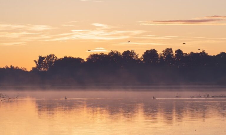 Photo by ChiemSeherin sunrise, morning haze, morning mood