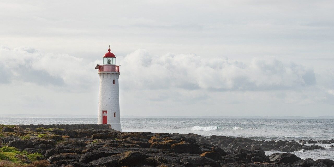 griffiths island, lighthouse, beach
