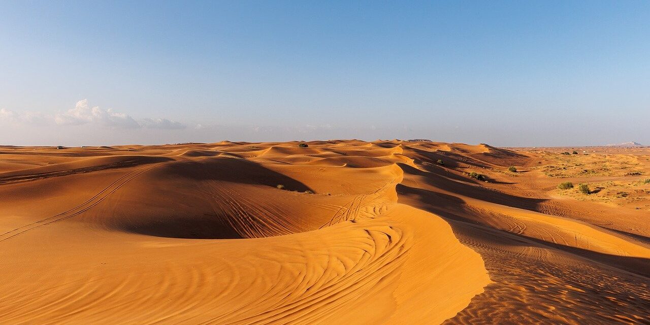 desert, dunes, landscape