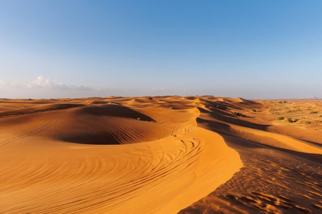 desert, dunes, landscape