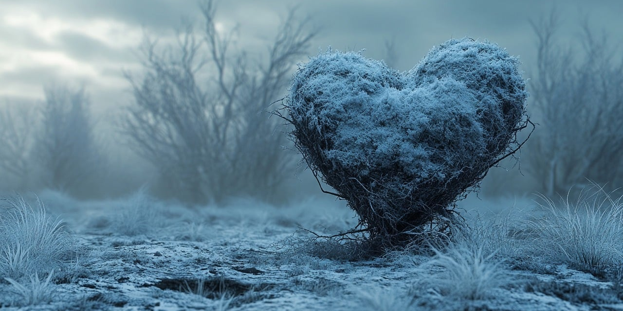 ai generated, nature, heart