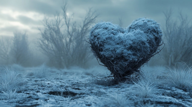 ai generated, nature, heart