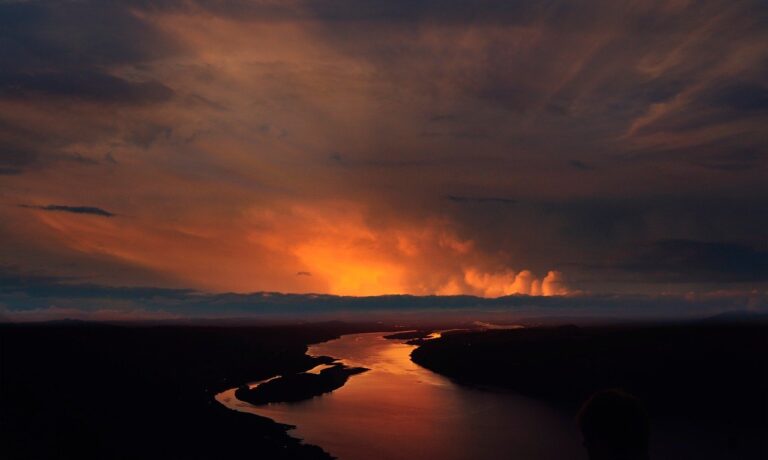 Photo by ELG21 landscape, nature, river, sunset, darling, clouds, sun, reflection, darkness