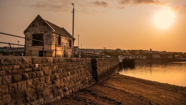 milford haven, south wales, coast, sunrise, port, water, nature, landscape