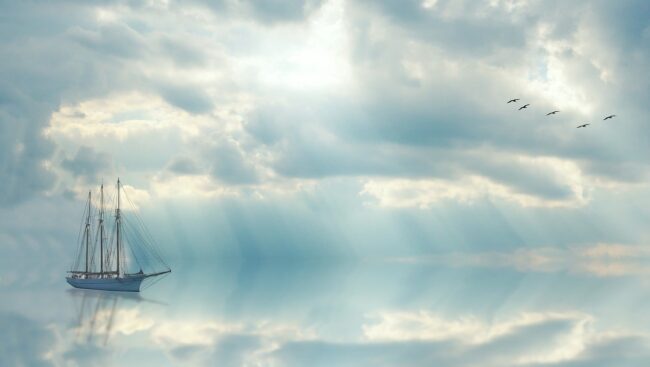 sailboat, boat, ship, sailing, sail, travel, vessel, yacht, luxury, maritime, vacations, marine, ocean, sea, water, scenic, calm, still, relaxing, sky, horizon, clouds, wallpaper