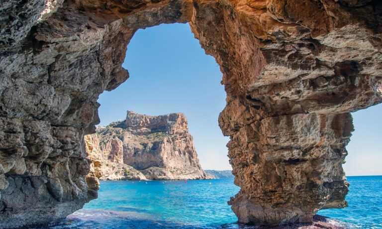 Photo by ELG21 cave, nature, landscape, marine, sea, cliff, darling, rocks, water, moutains, alicante, spain