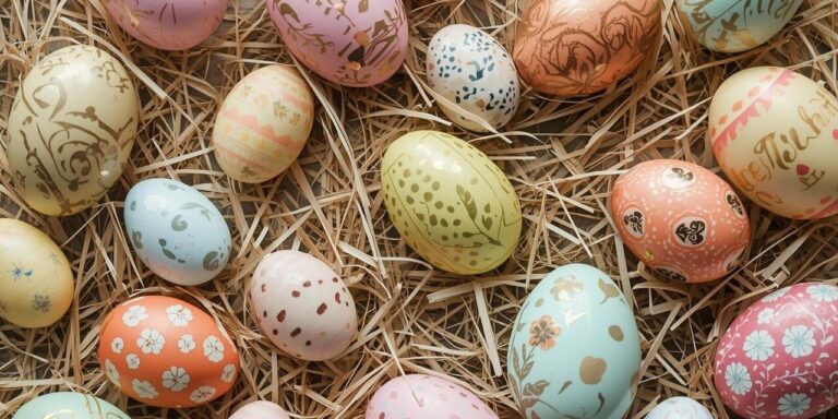 easter eggs, decoration, hand-painted, straw, spring, colorful, nature, traditional, holiday, celebration, craft, pattern design, beautiful, art, embellished, natural, hand-decorated, fantastic, artistic, aesthetic, creative
