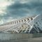 architecture, modern, clouds, science, spain, valencia, museum, art, history, water, skyscrapers, tourism, nature, city, sky, tourist, structural, iconic